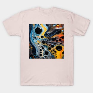 Abstract Celestial Viscosity Art T-Shirt